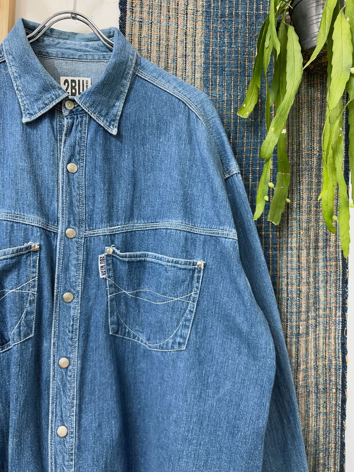 2BU WEAR USA  Denim Work Shirt  상품이미지6