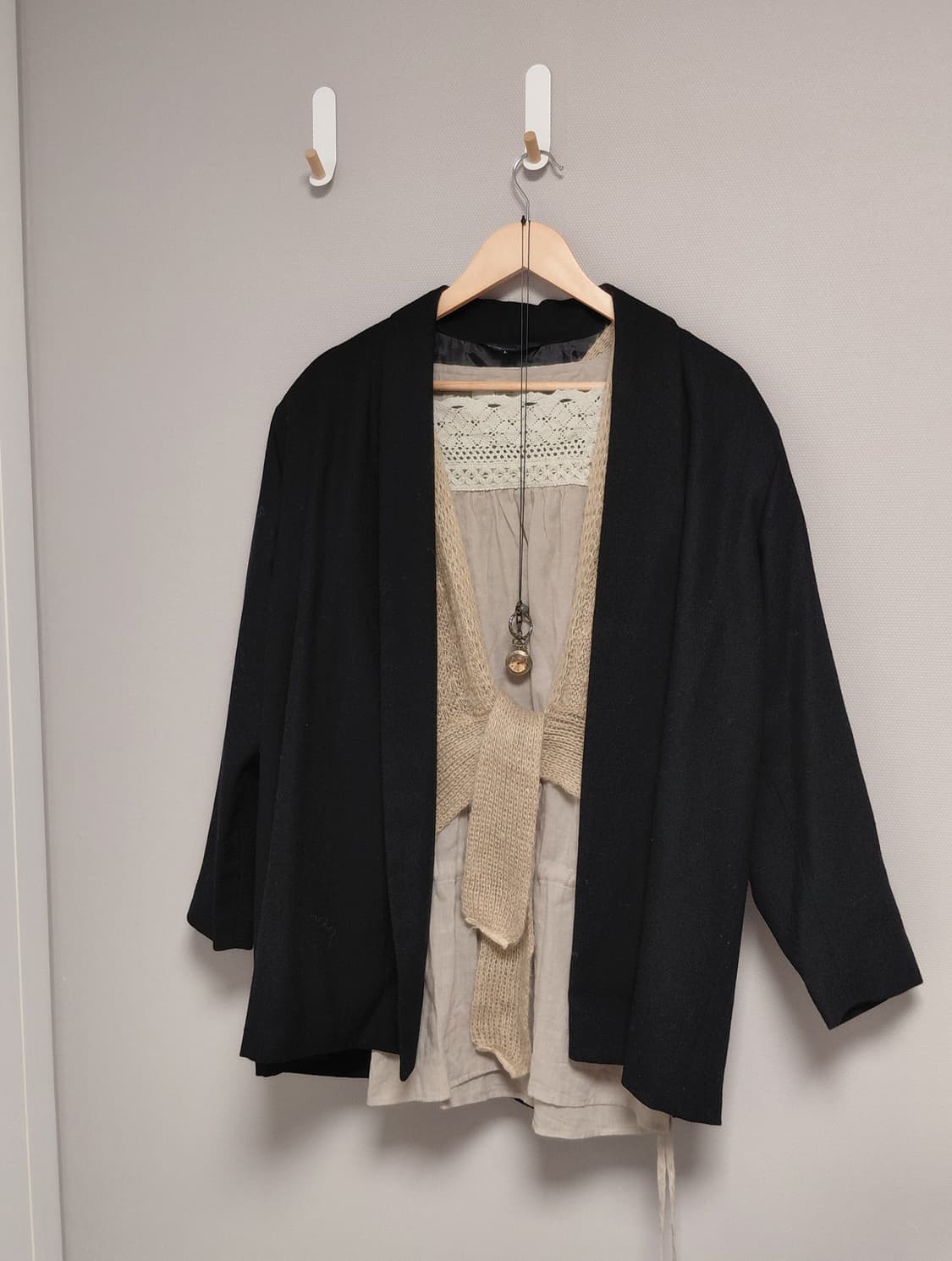 빈티지 시크 숄 드레이프 가디건 상품이미지1