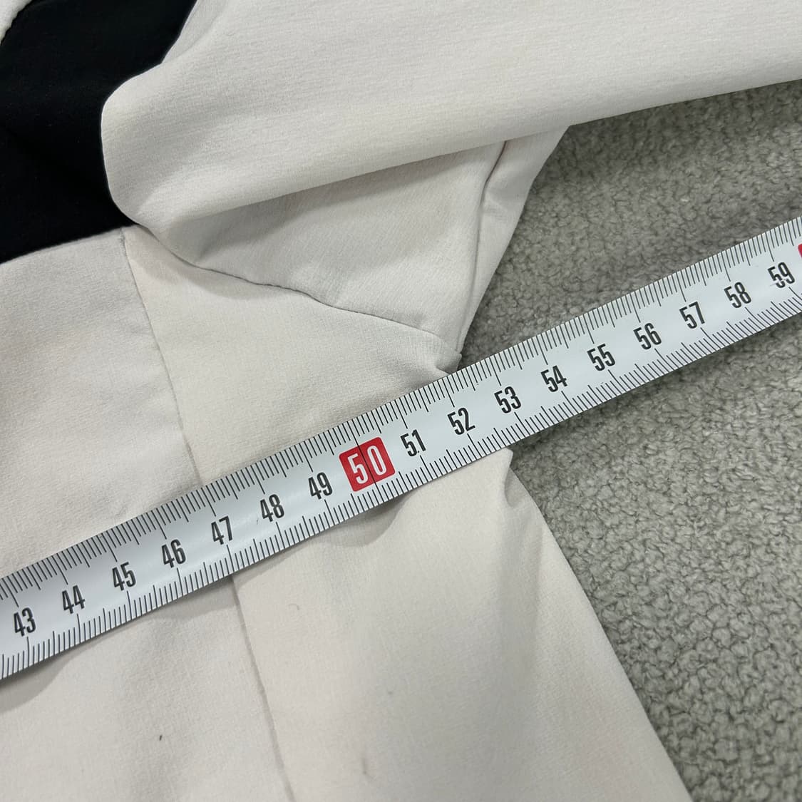 데상트 골프 화이트 배색 바람막이 자켓 L 상품이미지6