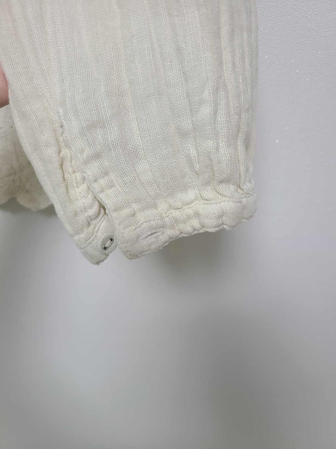 빈티지 면 레이스 셔츠 상품이미지5