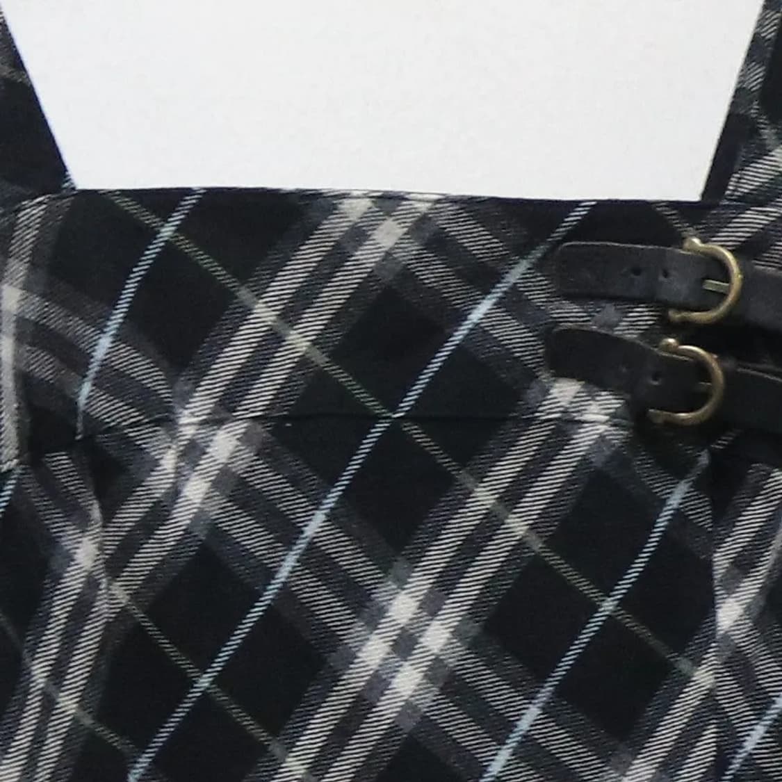 버버리 블루라벨 체크 울 혼방 원피스 60130 상품이미지5