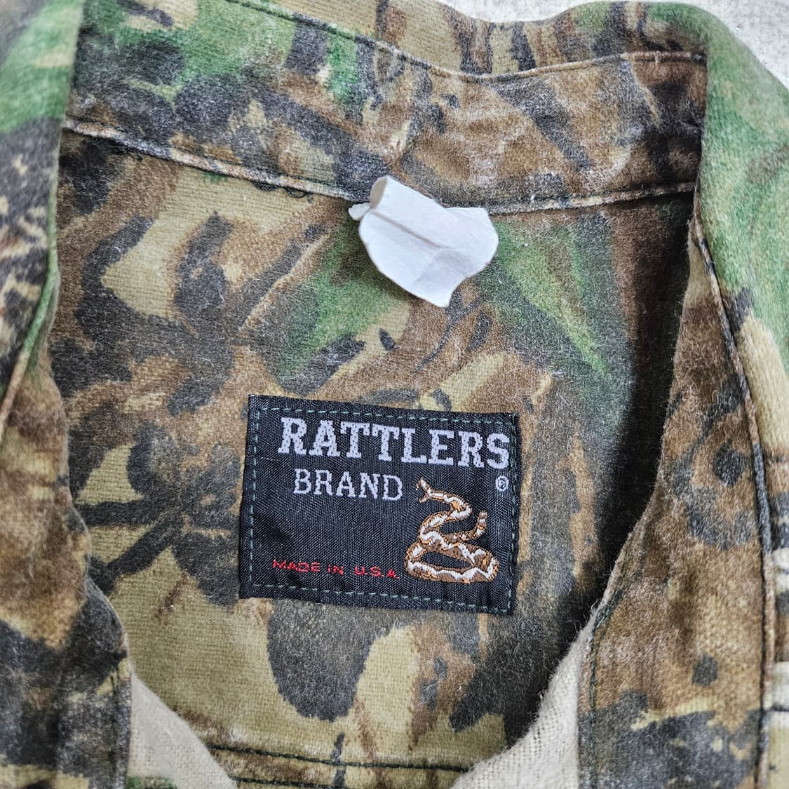 90s 리얼트리 몰스킨 셔츠 L Made in USA 상품이미지4