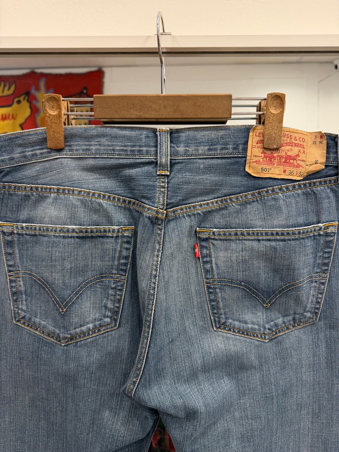 Levis 리바이스 501 데님 팬츠 (35inch) 상품이미지7