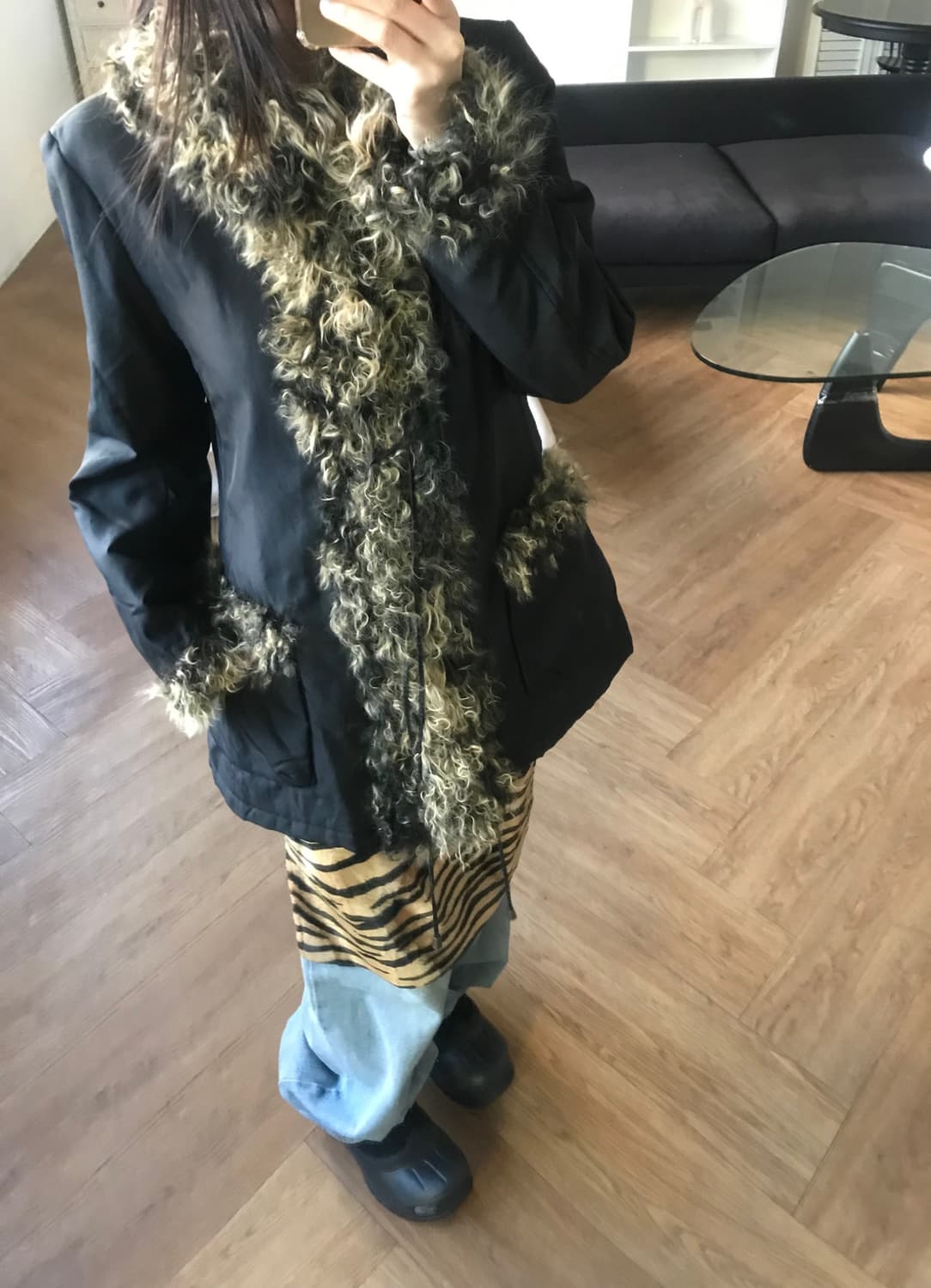 vintage fur jumper 상품이미지3