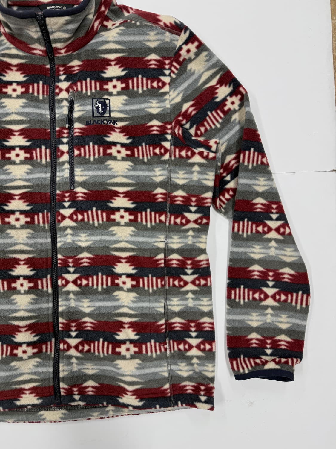 블랙야크 에스닉 패턴 플리스 집업 자켓 상품이미지6