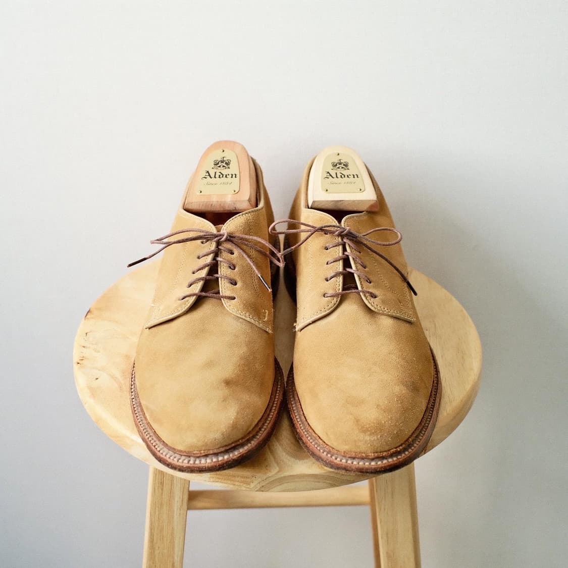 알든 29332F 9.5D 언라인드 스웨이드 더비슈즈 상품이미지2