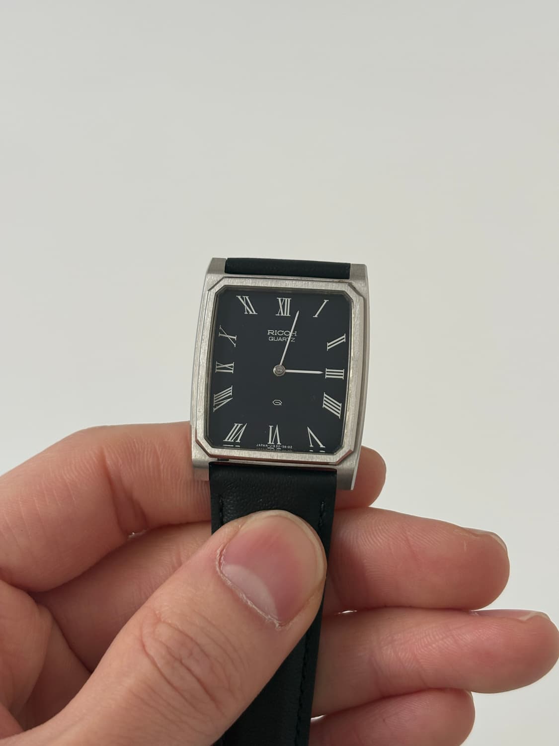 1980s Navy Dial Roman Tank Riquartz 상품이미지1