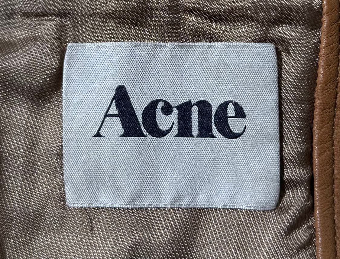 아크네 스튜디오 올리버 바이커 레더 자켓 상품이미지5