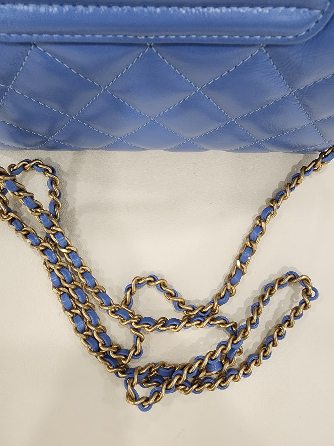 샤넬 캘리백 블루  상품이미지3