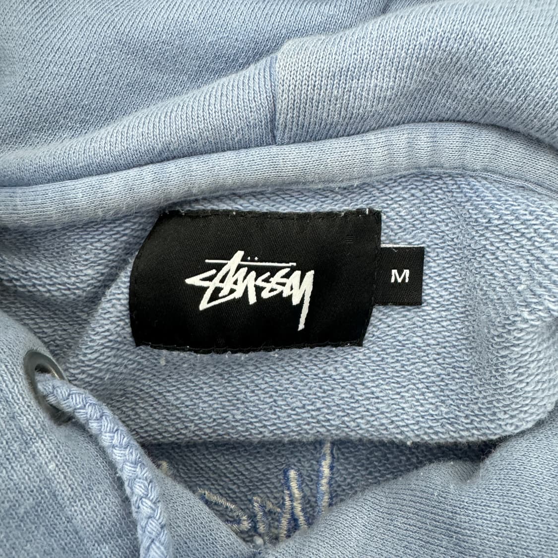 M stussy 스투시 재팬 자수로고 후드 티셔츠  상품이미지7