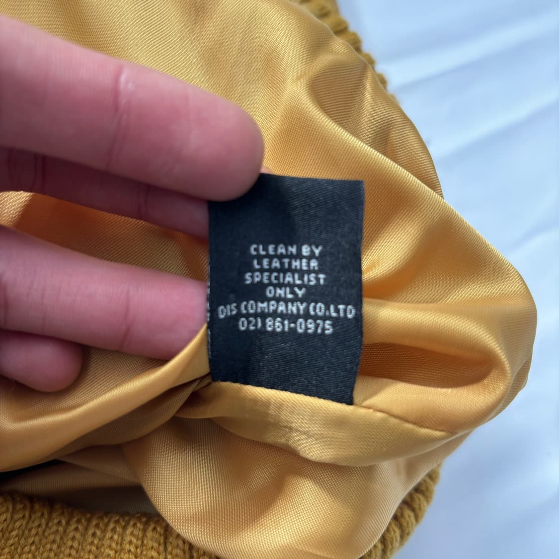 본더치 y2k 크롭 렘 스킨 옐로 레더 자켓 S 상품이미지9