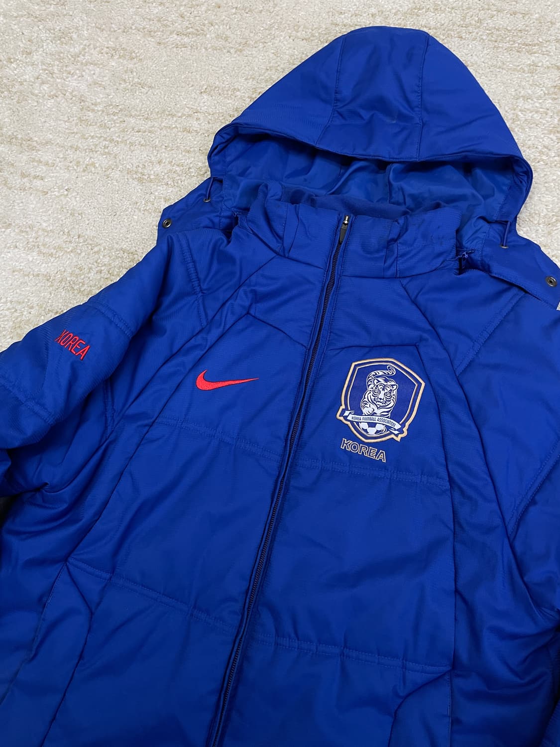 [M] 00s 나이키 대한민국 축구 국가대표 패딩 자켓 NIKE 상품이미지2