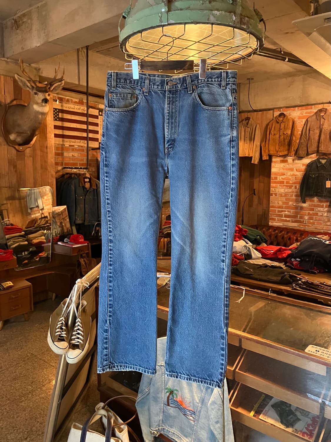 90s USA Levis 517 Boot Cut Denim Pants 상품이미지1