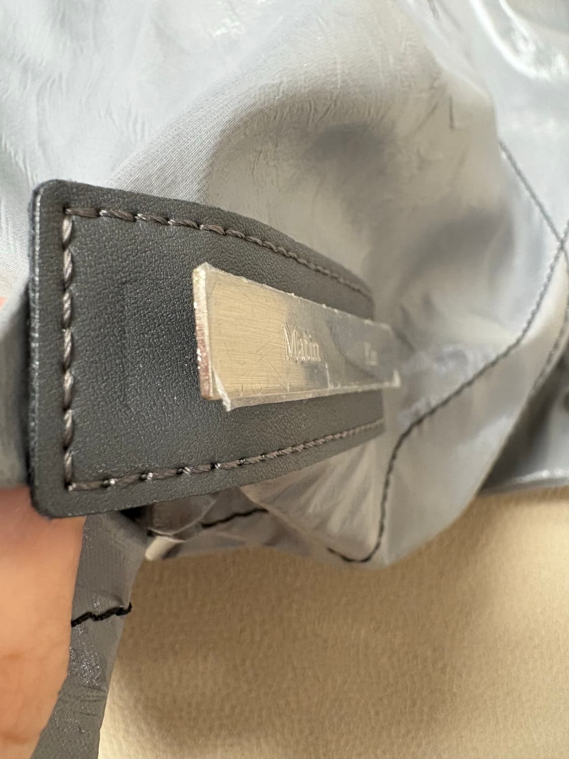 STRING COATING BACK PACK IN GREY 상품이미지7