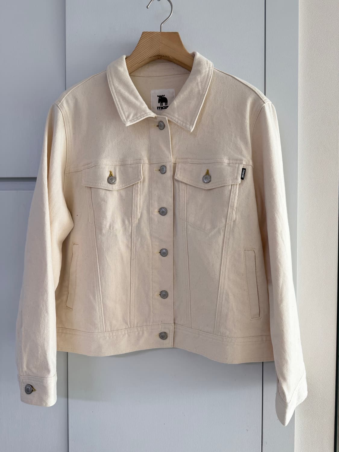 오트밀 데님 자켓 상품이미지1