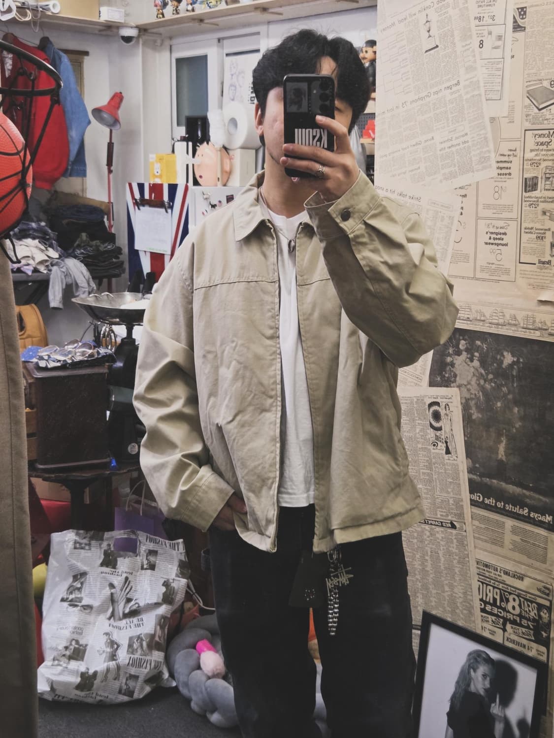 에디바우어 스윙탑 블루종 자켓 상품이미지2