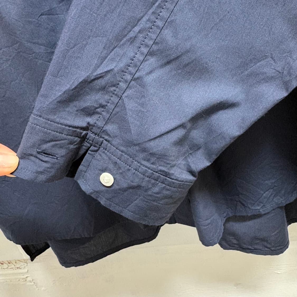 American Holic 네이비 후드 남방 자켓 (새상품) M 상품이미지4