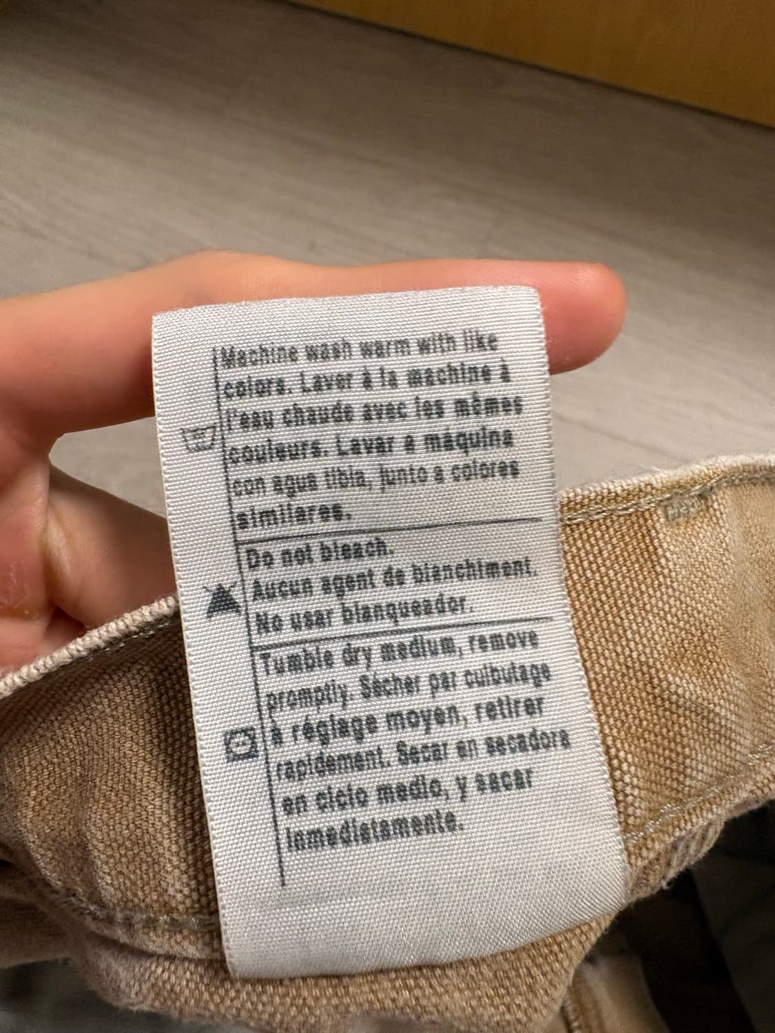 칼하트 더블니 쇼츠 컷오프  BRN 상품이미지4