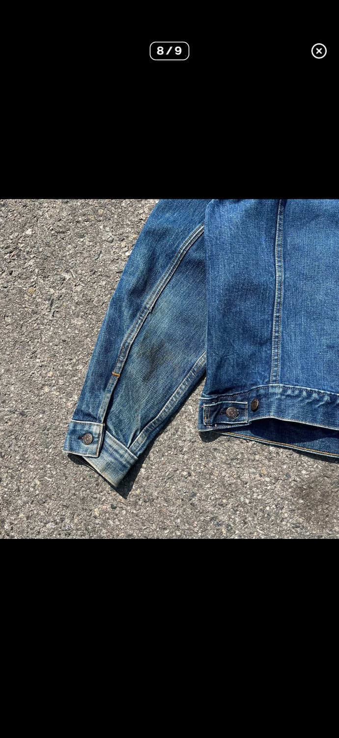 70's 리바이스 3세대 70505 데님 트러커 자켓 상품이미지8