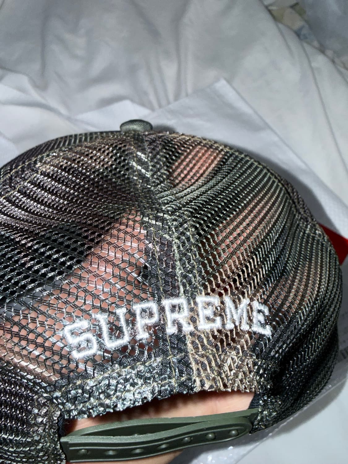 슈프림 SMD 메쉬 백 5-패널 우드랜드 카모 상품이미지4