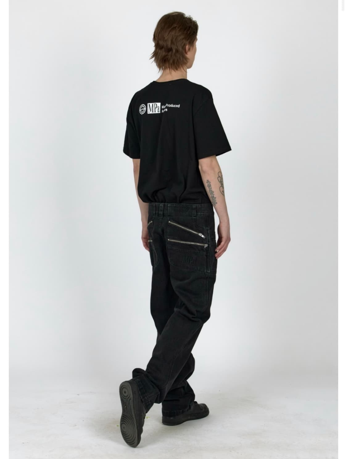 [M] 플라스틱 프로덕트 MPa SPLIT POCKET PANTS 블랙 상품이미지1