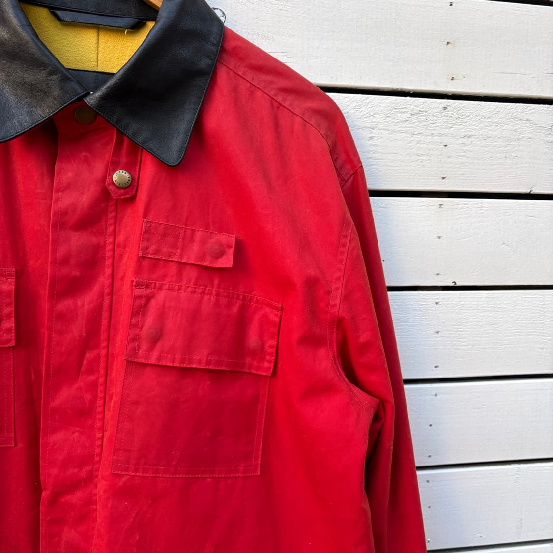 Aime Leon Dore 에임레온도르 가죽 왁스 자켓 상품이미지3