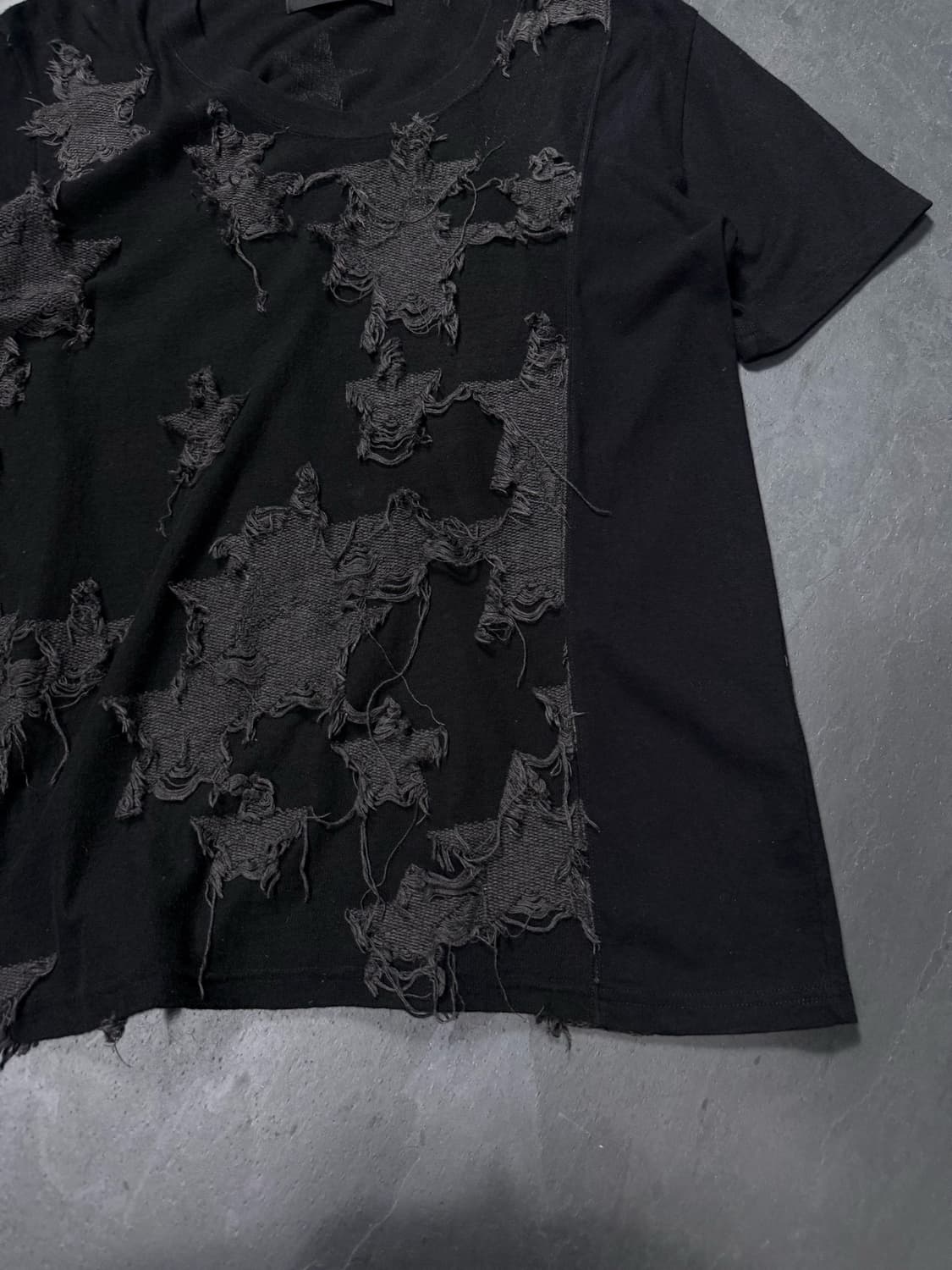 GOMME HOMME Star Cut-off T Shirt 상품이미지3