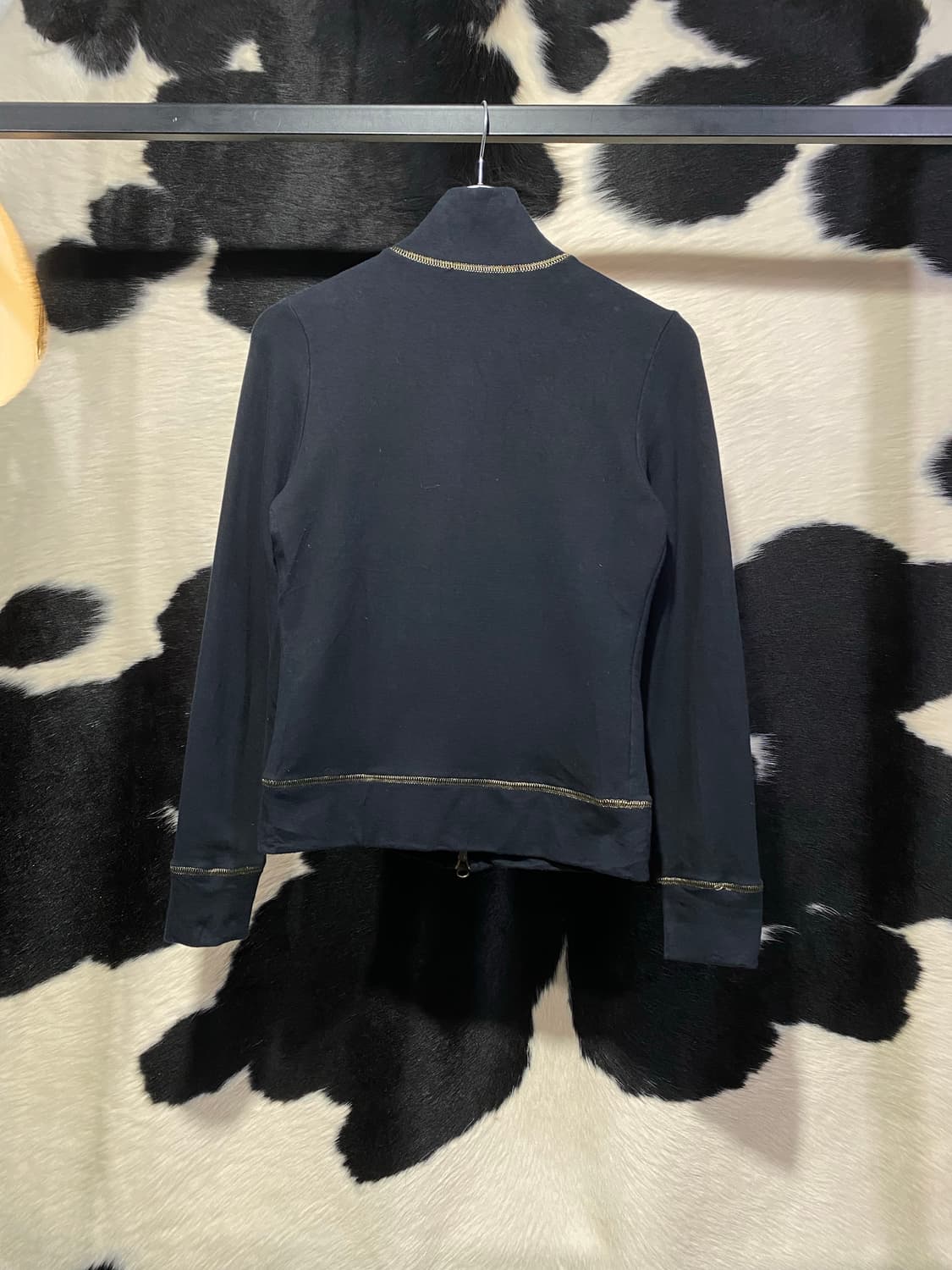 Link it all 금사 디테일 하이넥 포켓 집업 상품이미지6