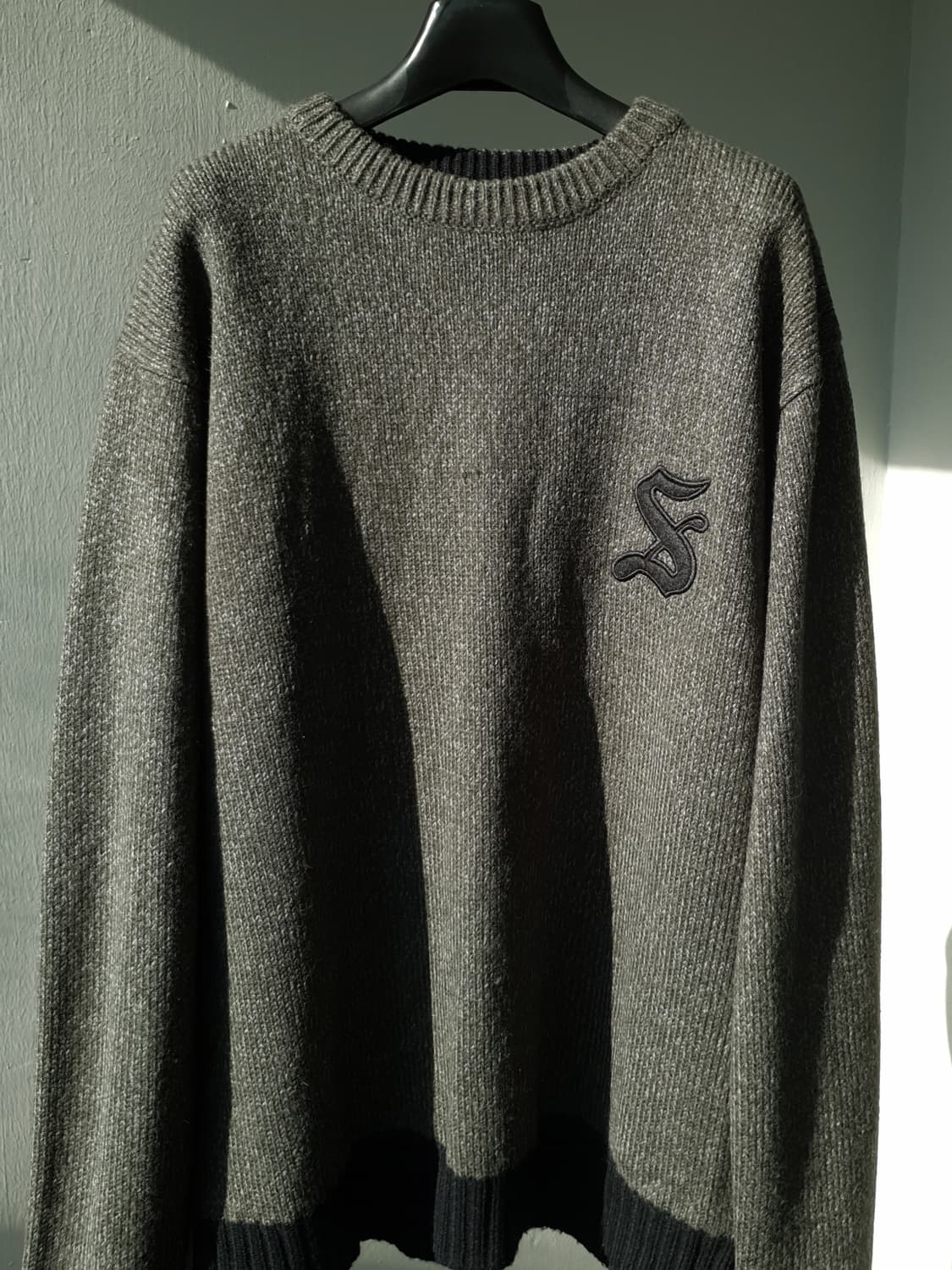 90s Stussy old english knit 상품이미지3