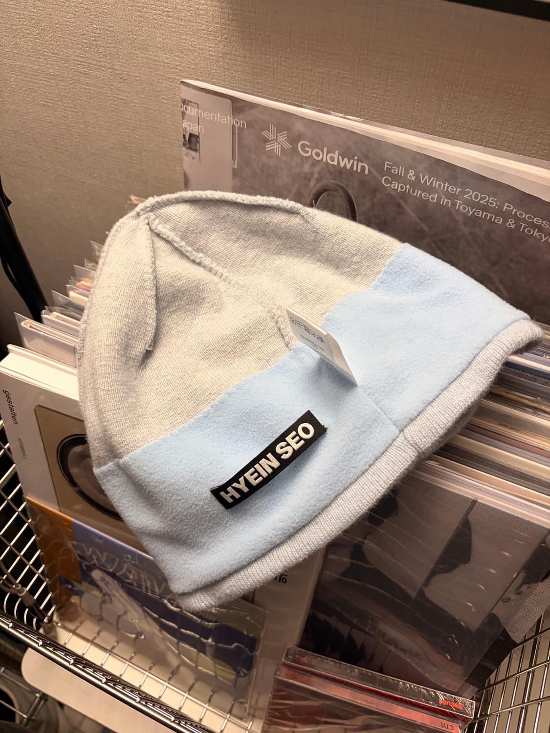 Hyein Seo 혜인서 그래픽 비니 아이스 블루  상품이미지4