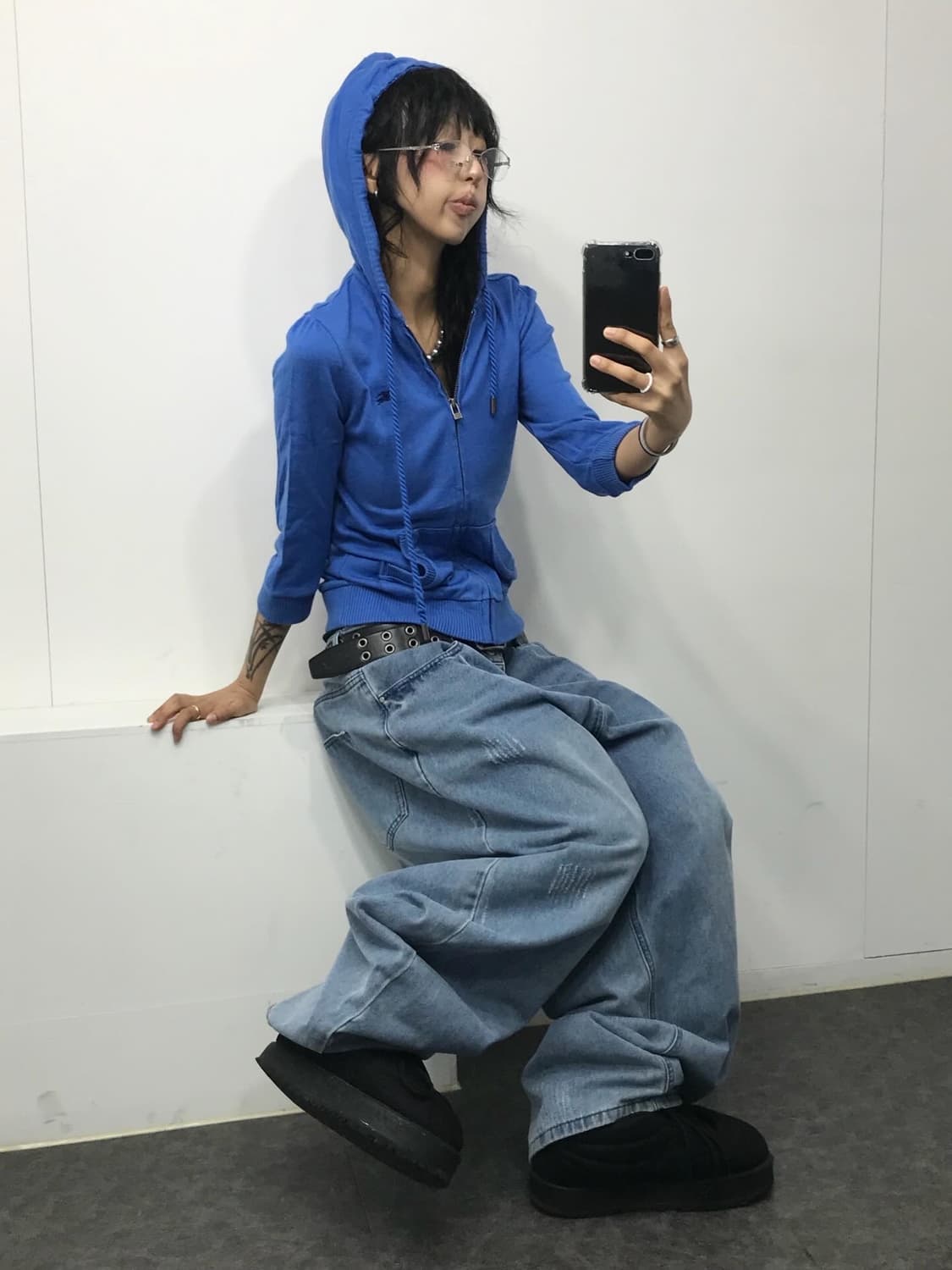 Burberry Knit Hood Zip-Up 상품이미지7