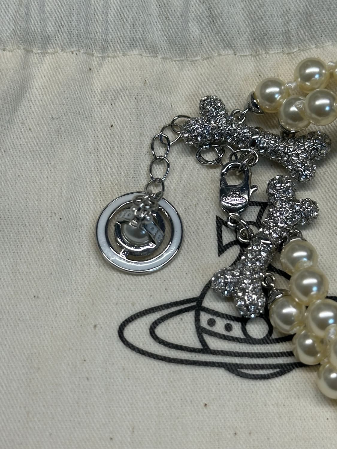 비비안웨스트우드 Faustine 펄 브레이슬릿 상품이미지3