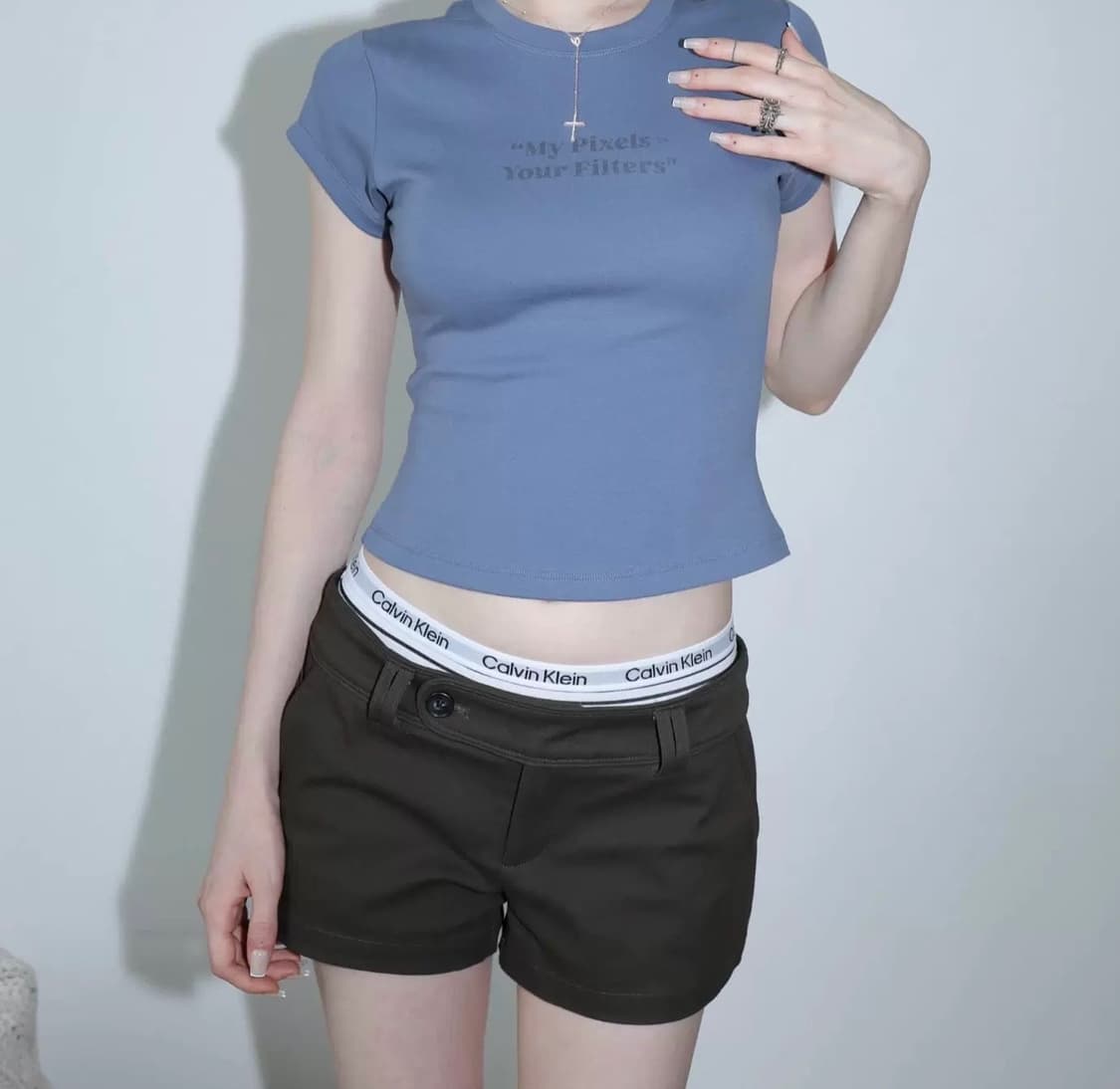 FOT 로우라이즈 쇼츠 black 상품이미지3