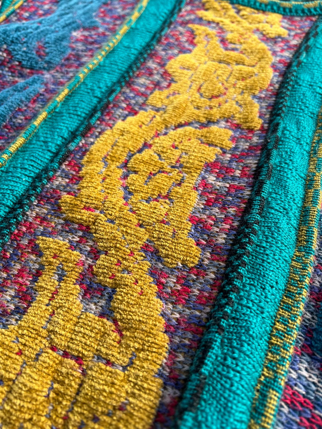 빈티지 아트 자카드 스웨터 상품이미지5