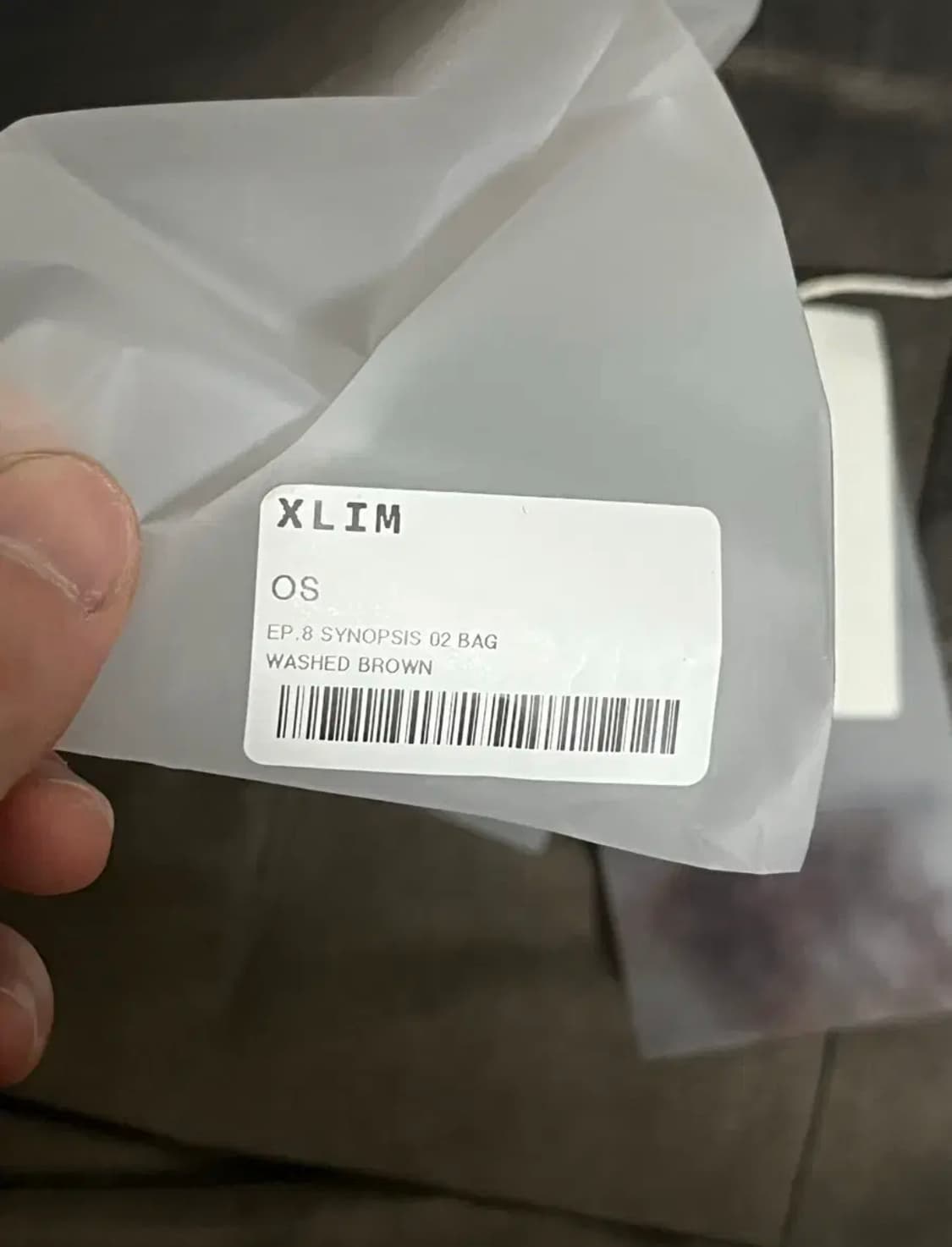 엑슬림 EP.8 SYNOPSIS 02 BAG-WASHED BROWN 상품이미지9