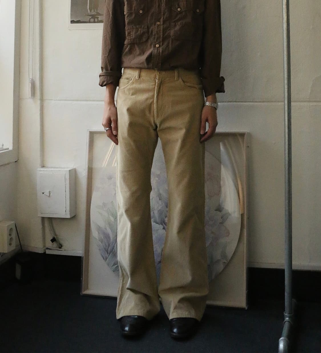 캐서린 햄넷 코듀로이 부츠컷 팬츠 상품이미지1