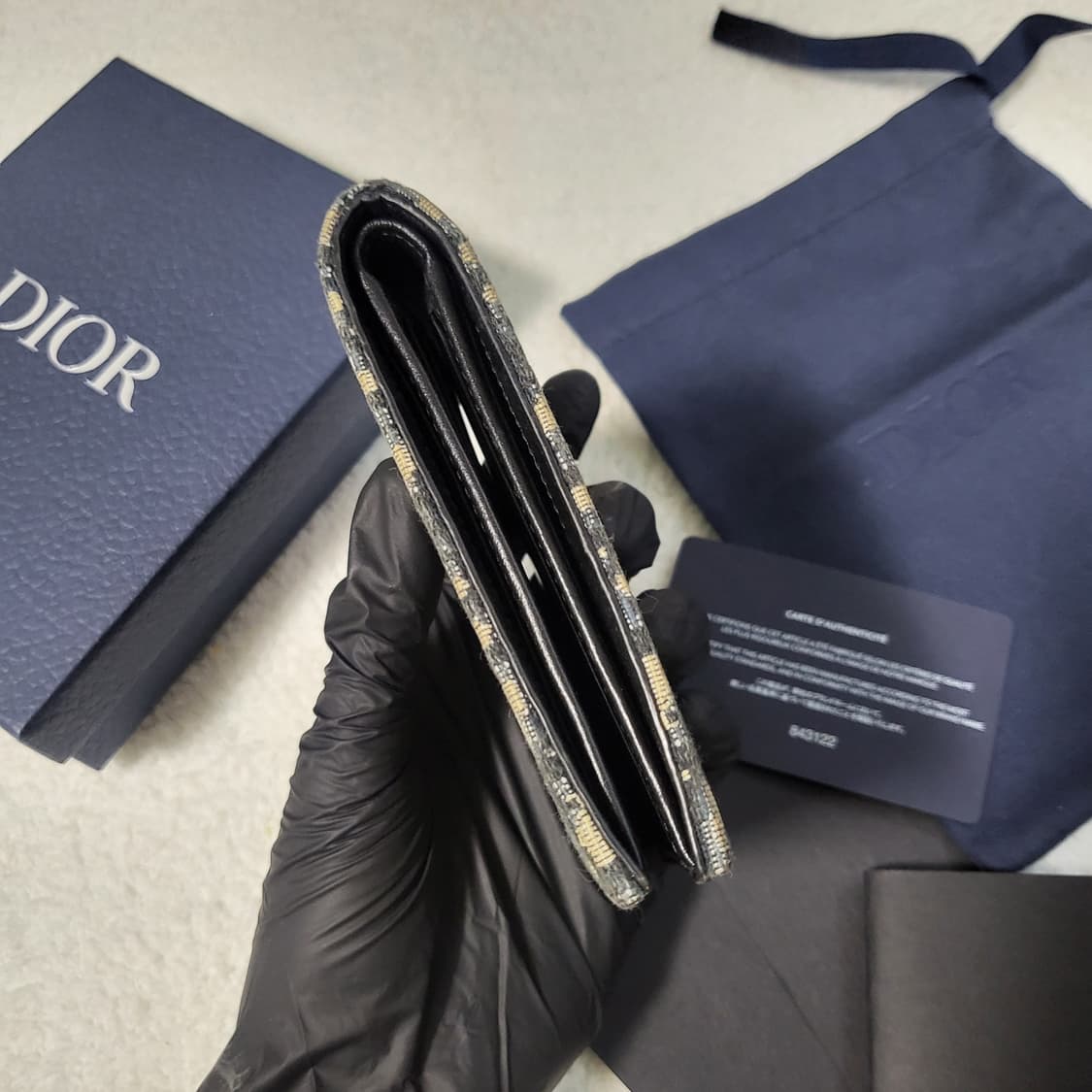 [풀구성] 디올 오블리크 자카드 반지갑 상품이미지7