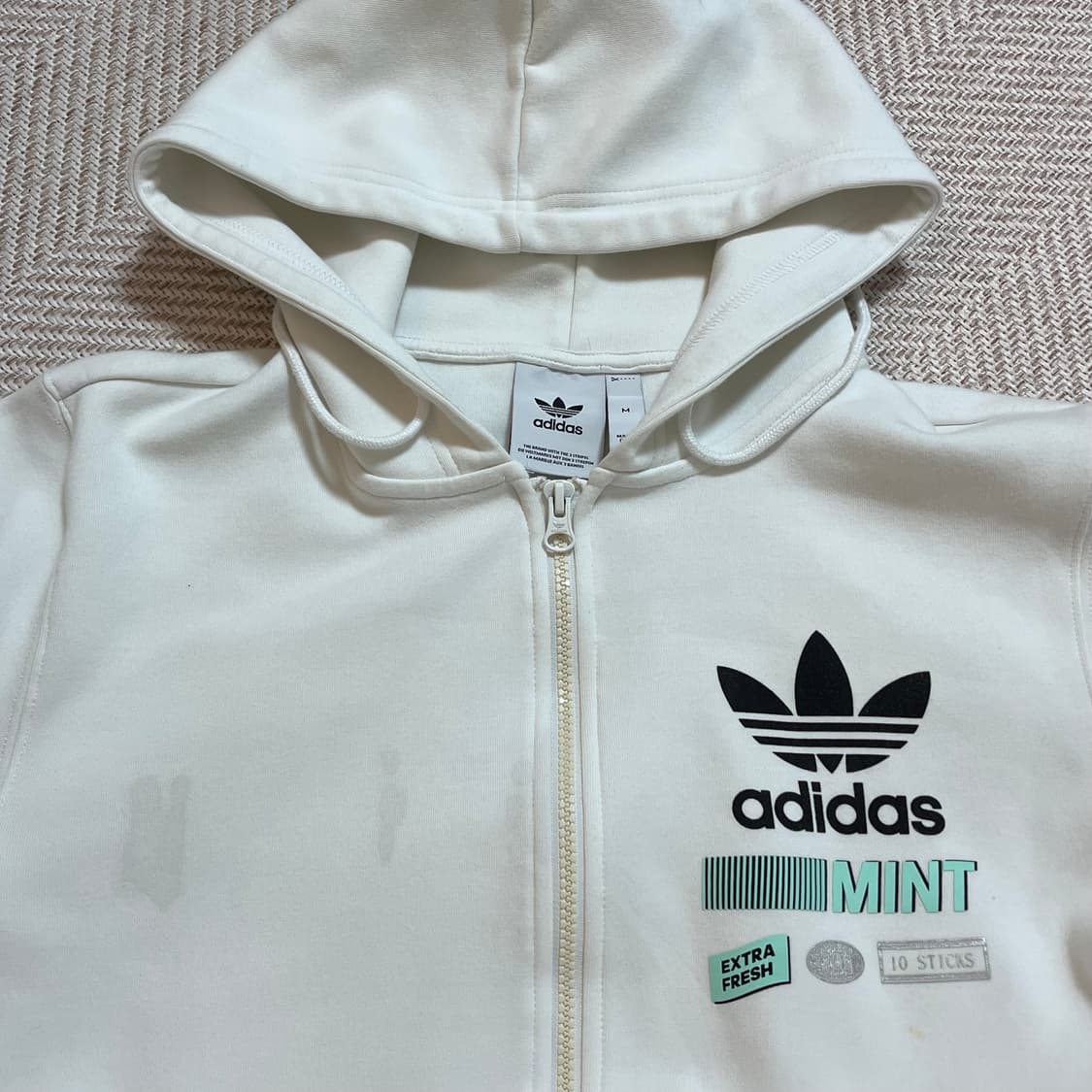 [정품] 아디다스 아이보리 트레포일 후집 [ M ] 상품이미지3
