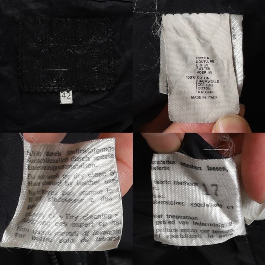 발렌티노 Valentino Lamb Leather Jacket    상품이미지8