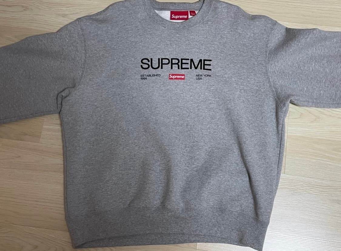 슈프림 이스테블리시드 맨투맨 상품이미지1