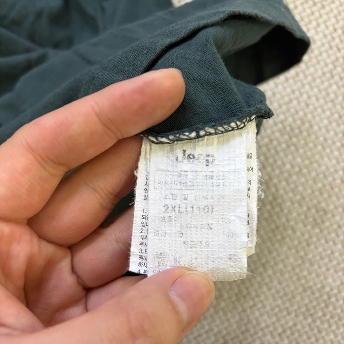 2XL 지프 남성 반팔 티 0608D1 상품이미지4