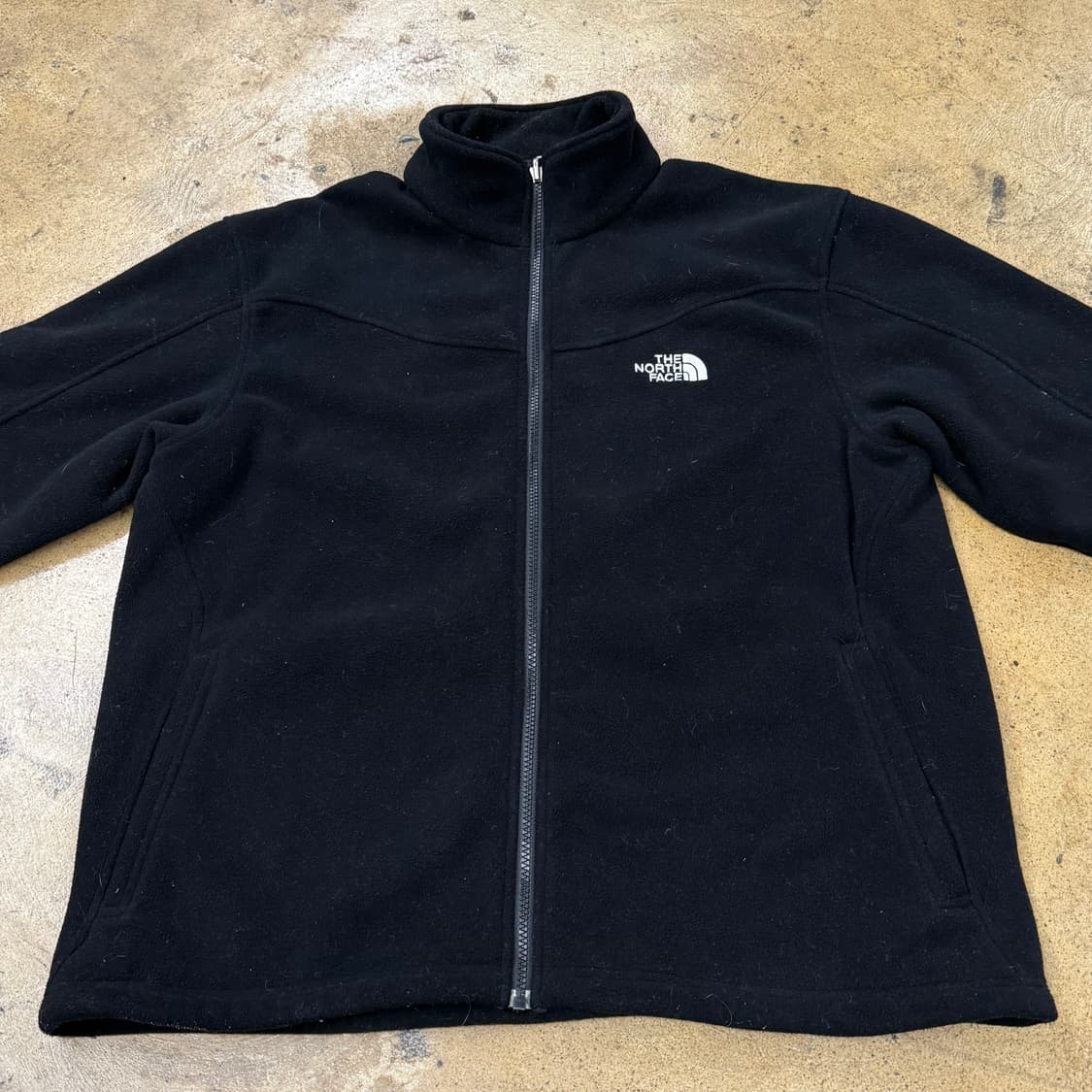 [정품/XL] 노스페이스 블랙 풀집업 플리스 b19 상품이미지3
