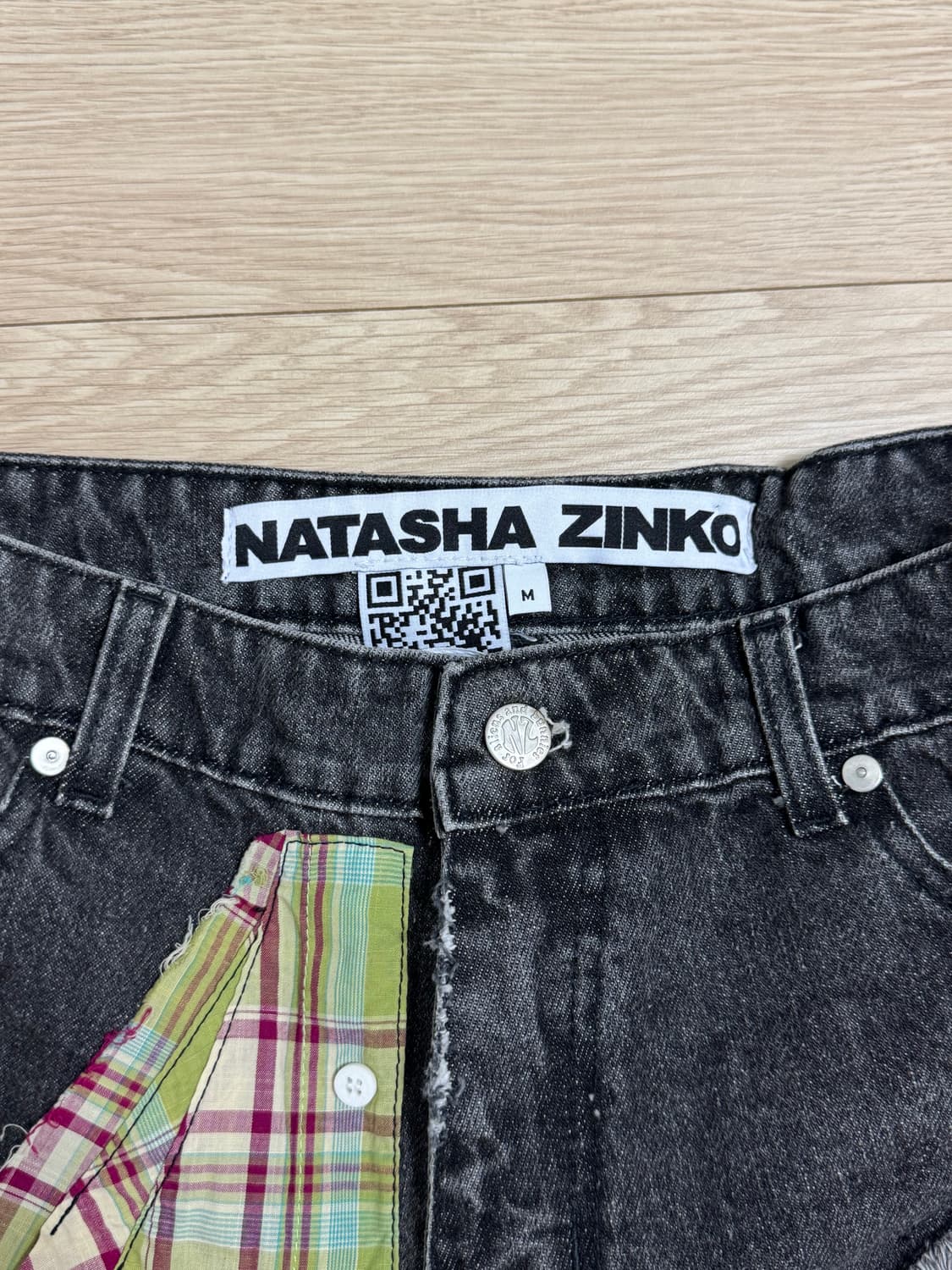 [M] 나타샤 진코(Natasha Zinco) 데님 패치워크 반바지 상품이미지2