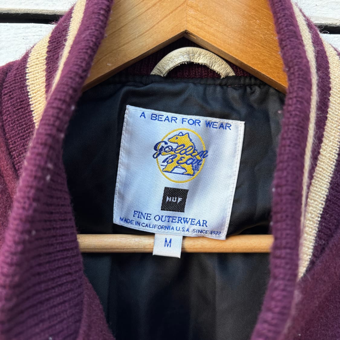 Golden Bear 골든베어x허프 made in usa 바시티 자켓 상품이미지5