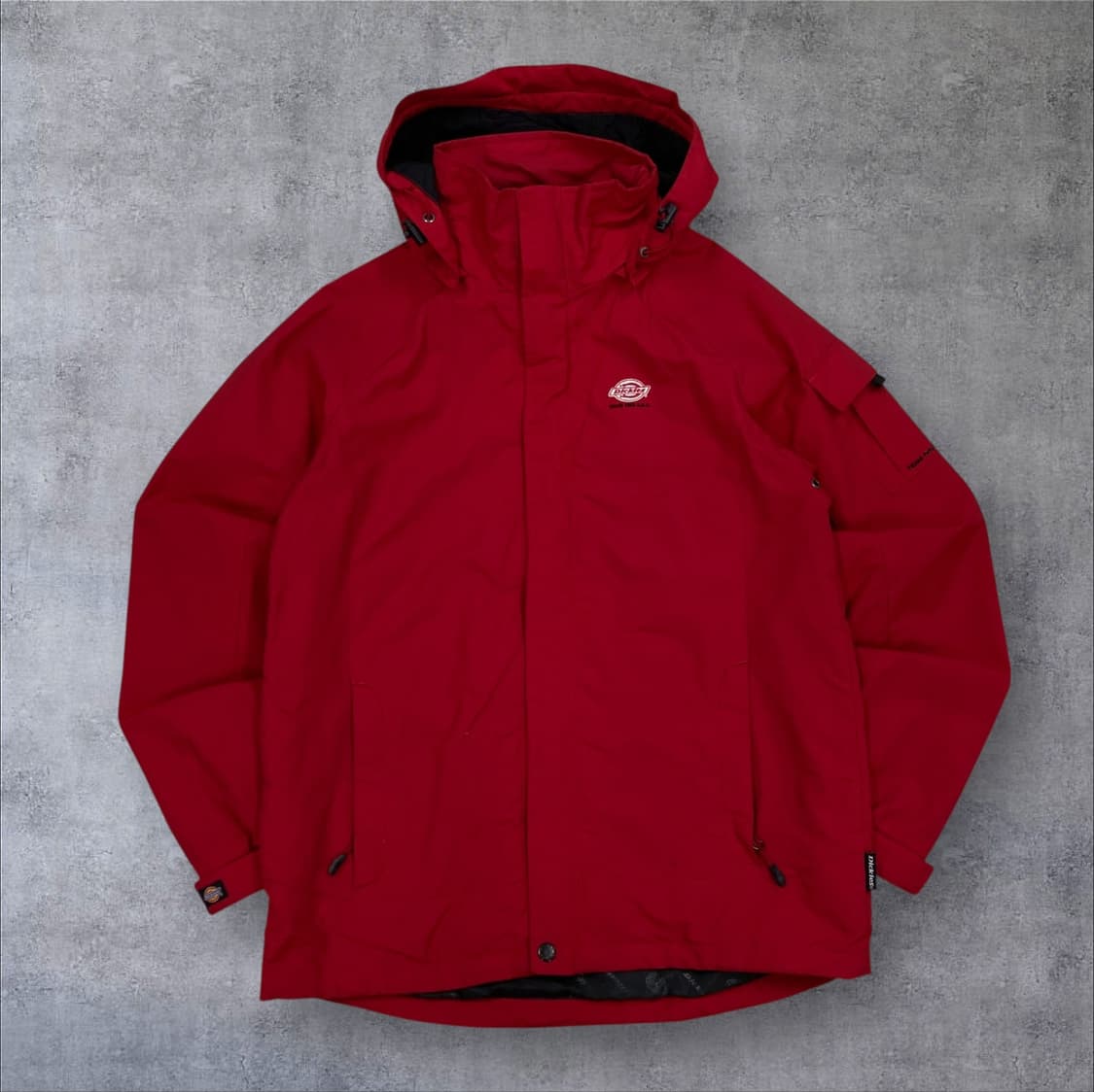 디키즈 스몰 로고 레드 바람막이 상품이미지1