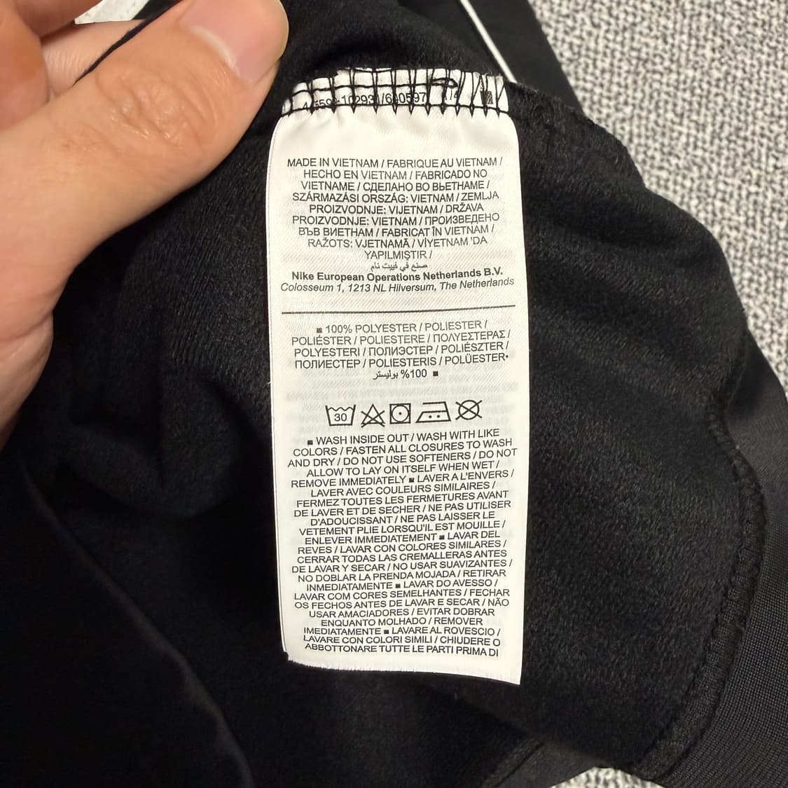 나이키 NSW 져지 블랙 M 트랙탑 상품이미지4