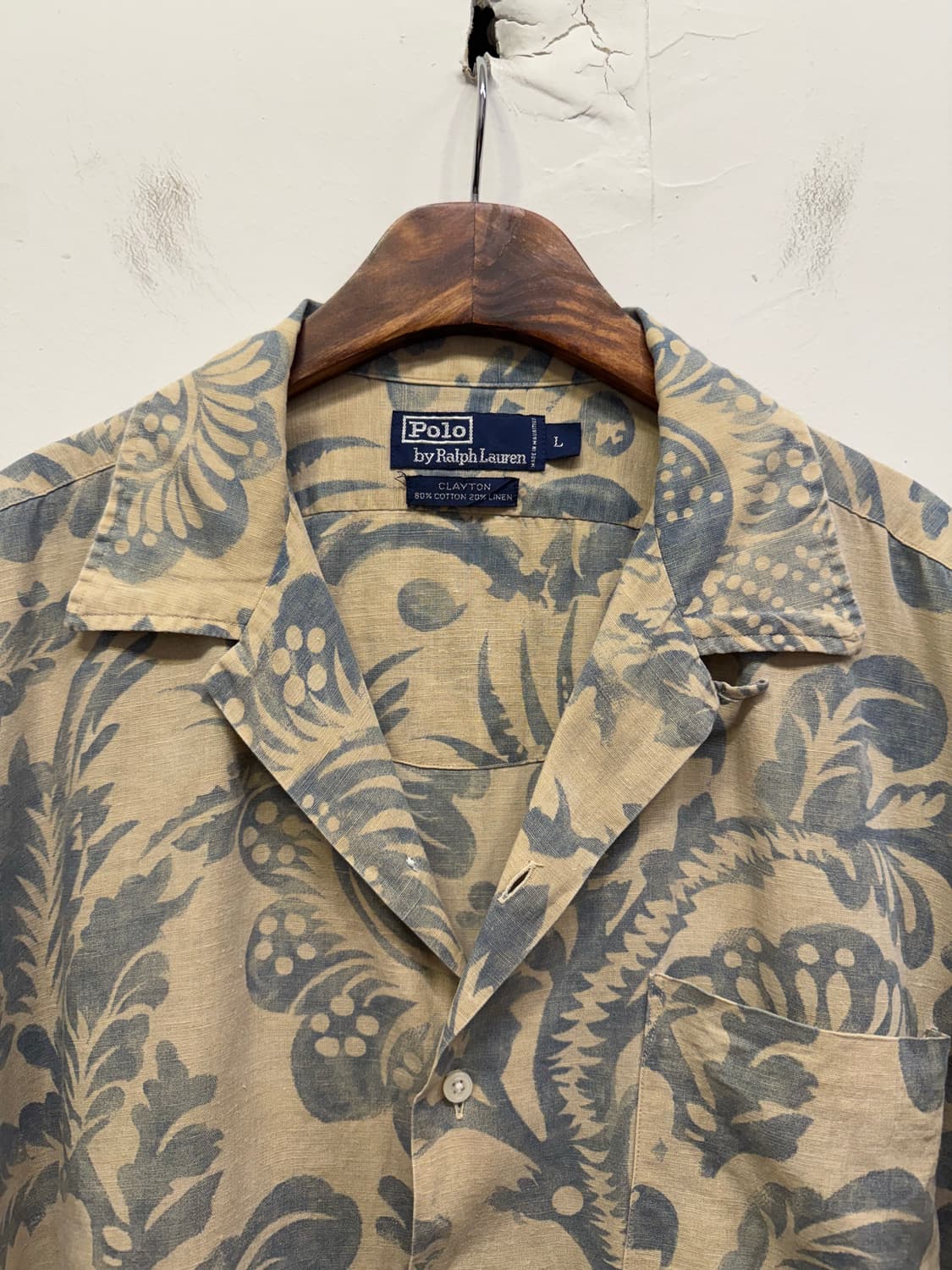 Polo Ralph Lauren 린넨 반팔 하와이안 셔츠 상품이미지5