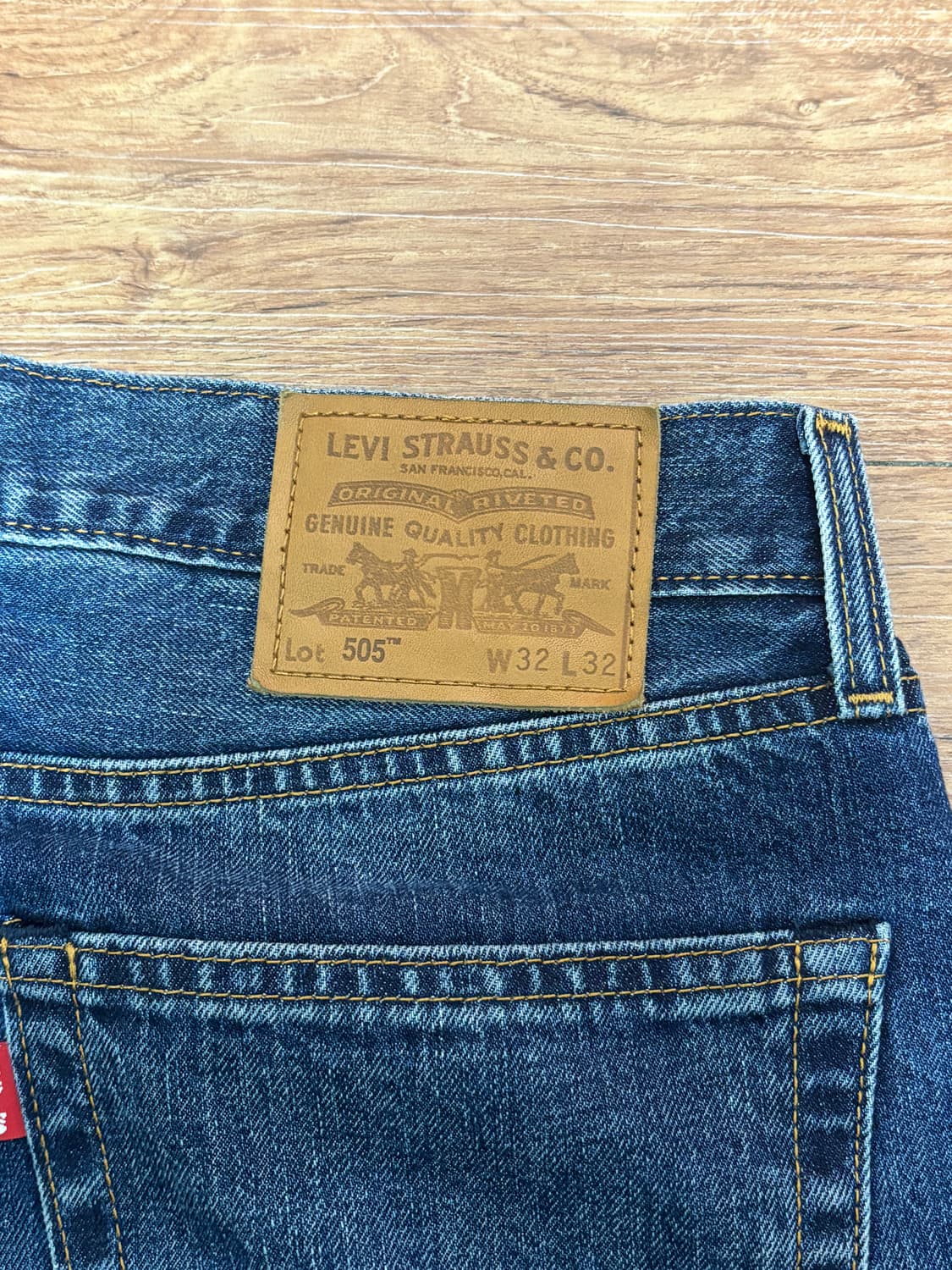 리바이스 505 셀비지 데님 (32) 상품이미지5