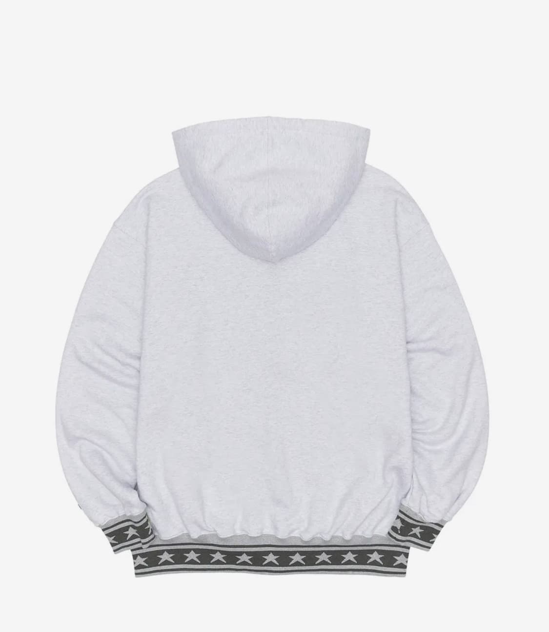 3D Monogram Zip-up Hoodie White Melange 상품이미지2