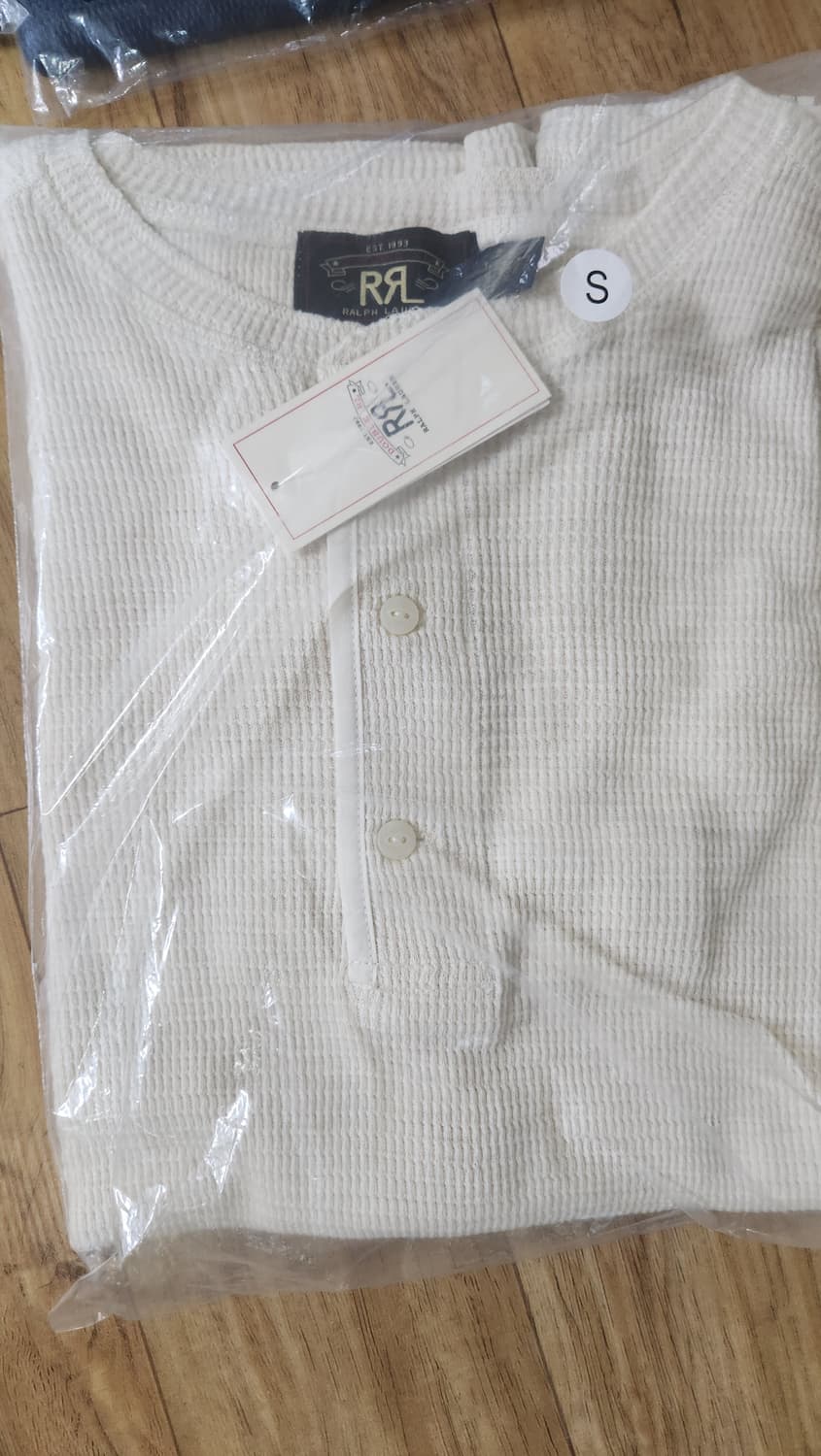 더블알엘 와플 코튼 헨리네 반팔티 상품이미지2